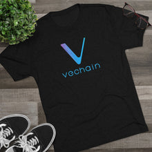 Vechain Sexy Moon Girl Men's Tri-Blend Crew Tee