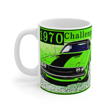 1970 Challenger in Sublime White Ceramic Mug by SpeedTiques