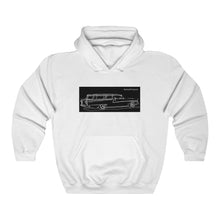 1958 Ford Ranch Wagon Unisex Heavy Blend™ Hooded Sweatshirt by SpeedTiques