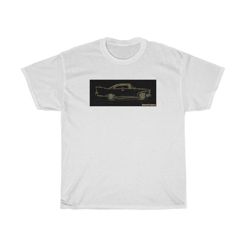 1960 Plymouth Fury Unisex Heavy Cotton Tee by SpeedTiques