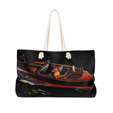 Vintage Chris Craft on a Late Night Ride Weekender Bag