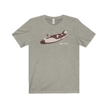 Larson Falls Flyer By Retro Boater Unisex Jersey Short Sleeve Tee