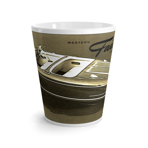 Western Fairliner Latte mug by Retro Boater