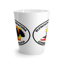Plymouth Barracuda Coming Through Latte mug by SpeedTiques