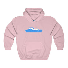 Blue Cruiser by Retro Boater Heavy Blend Hooded Sweatshirt