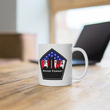 9/11 Never Forget White Ceramic Mug