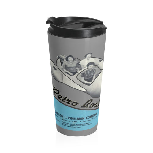 Eshelman Rocket Boat by Retro Boater Stainless Steel Travel Mug