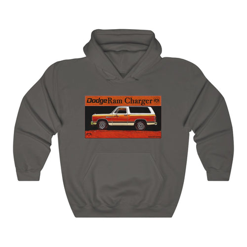 Vintage 1980s Dodge Ram Charger Unisex Heavy Blend™ Hooded Sweatshirt