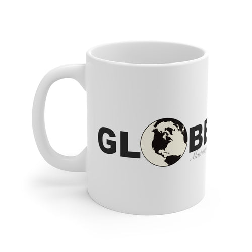 Globe Mastercraft White Ceramic Mug by Retro Boater