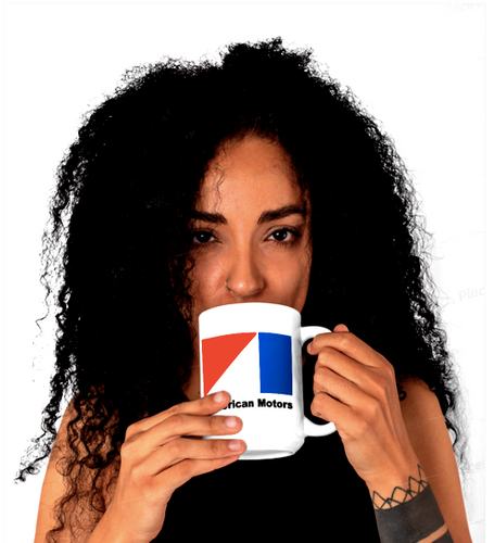 AMC American Motors White Ceramic Mug by SpeedTiques