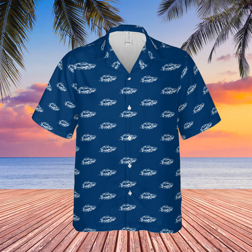 1963 Split Window Corvette Hawaiian Shirt