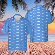 Vintage Sno Jet Snowmobile Hawaiian Style Shirt