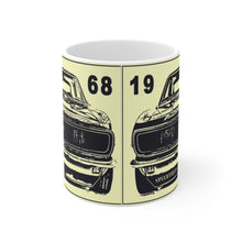 1968 Camaro SS White Ceramic Mug by SpeedTiques