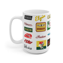 Vintage Outboard Mug White Ceramic Mug by Retro Boater