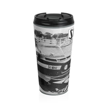 Vintage Style Ski Whiz Girls Stainless Steel Travel Mug