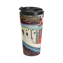 Vintage Boat Babes on an Overnight Houseboat Party Stainless Steel Travel Mug