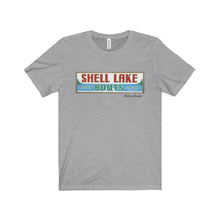 Shell lake by Retro Boater Unisex Jersey Short Sleeve Tee