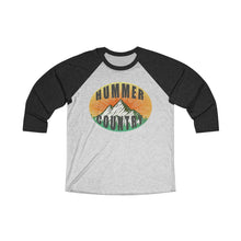 Hummer Country Unisex Tri-Blend 3/4 Raglan Tee by SpeedTiques