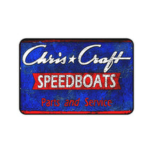 Vintage Chris Craft Speedboat Parts and Service Desk Mat