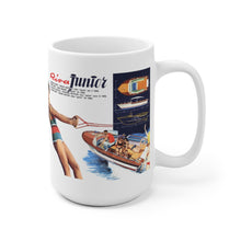 Vintage Riva Junior Advertisement White Ceramic Mug by Classic Boatwear