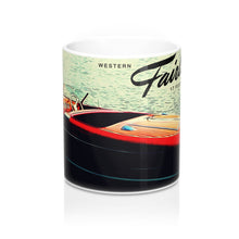 Western Fairliner Boats Mug 11oz by Retro Boater