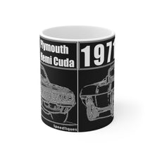 1971 Plymouth Hemi Cuda Convertible Mug 11oz by SpeedTiques