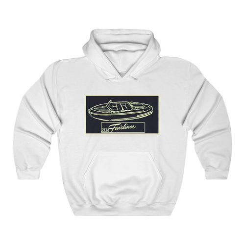 Western Fairliner Unisex Heavy Blend™ Hooded Sweatshirt by Retro Boater
