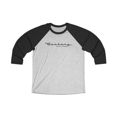 Vintage Century of Manistee Michigan Unisex Tri-Blend 3/4 Raglan Tee