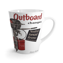 Vintage Johnson Sea Horse Outboard Latte mug by Retro Boater