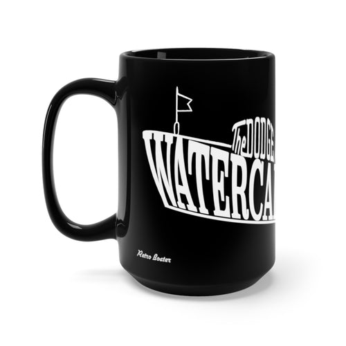 Dodge Watercar Black Mug 15oz by Retro Boater