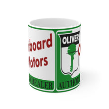 Oliver Outboard Motors White Ceramic Mug by Retro Boater