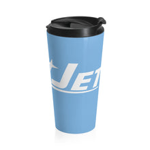 Vintage Style Sno Jet Stainless Steel Travel Mug
