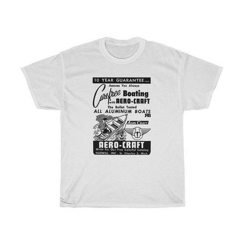 Aero Craft Unisex Heavy Cotton Tee by Retro Boater