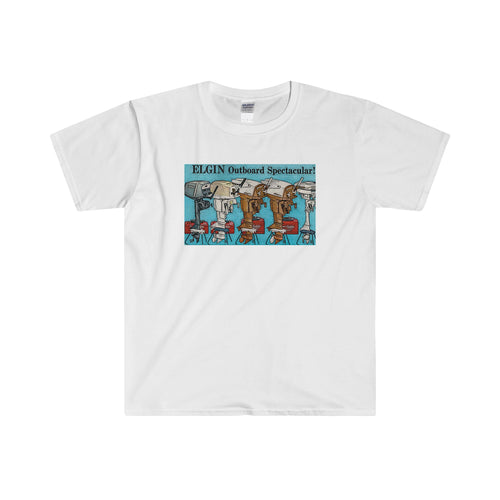 Elgin Outboards by Retro Boater Softstyle® Adult T-Shirt