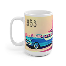 1955 Pontiac Station Wagon White Ceramic Mug