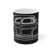 1948 Chevy Coupe Woody White Ceramic Mug by SpeedTiques