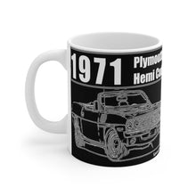 1971 Plymouth Hemi Cuda Convertible Mug 11oz by SpeedTiques