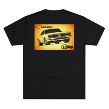 Classic 1968 Dodge Charger Men's Tri-Blend Crew Tee by SpeedTiques