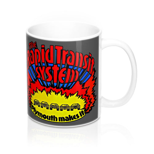 1970s Plymouth Dodge The Rapid Transit System Mug 11oz by SpeedTiques