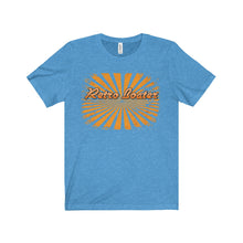 Retro Boater in Orange Unisex Jersey Short Sleeve Tee