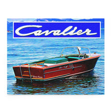 Vintage Late 50s Chris Craft Cavalier Ski Boat Puzzle (120, 252)