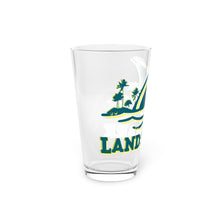 Classic Landshark Beer Pint Glass, 16oz