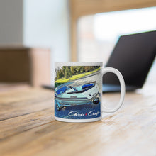 1983 Chris Craft Viking White Ceramic Mug by Retro Boater