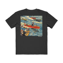 Vintage Boat Race by Retro Boater Young Mens Very Important Tee
