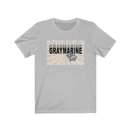 Gray Marine by Retro Boater Unisex Jersey Short Sleeve Tee