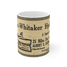 Eldredge Whitaker Hydroplane Racer Mugs by Retro Boater