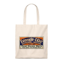 Custom Evinrude and Elto Outboard Boat Motors Tote Bag - Vintage by Retro Boater