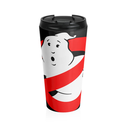 Cult Classic Ghostbusters Ghost Sign Stainless Steel Travel Mug