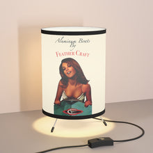 Vintage Aluminum Boats by Feather Craft Tripod Lamp with High-Res Printed Shade, US/CA plug