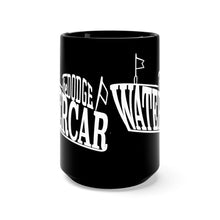Vintage Dodge Watercar Black Mug 15oz by Retro Boater